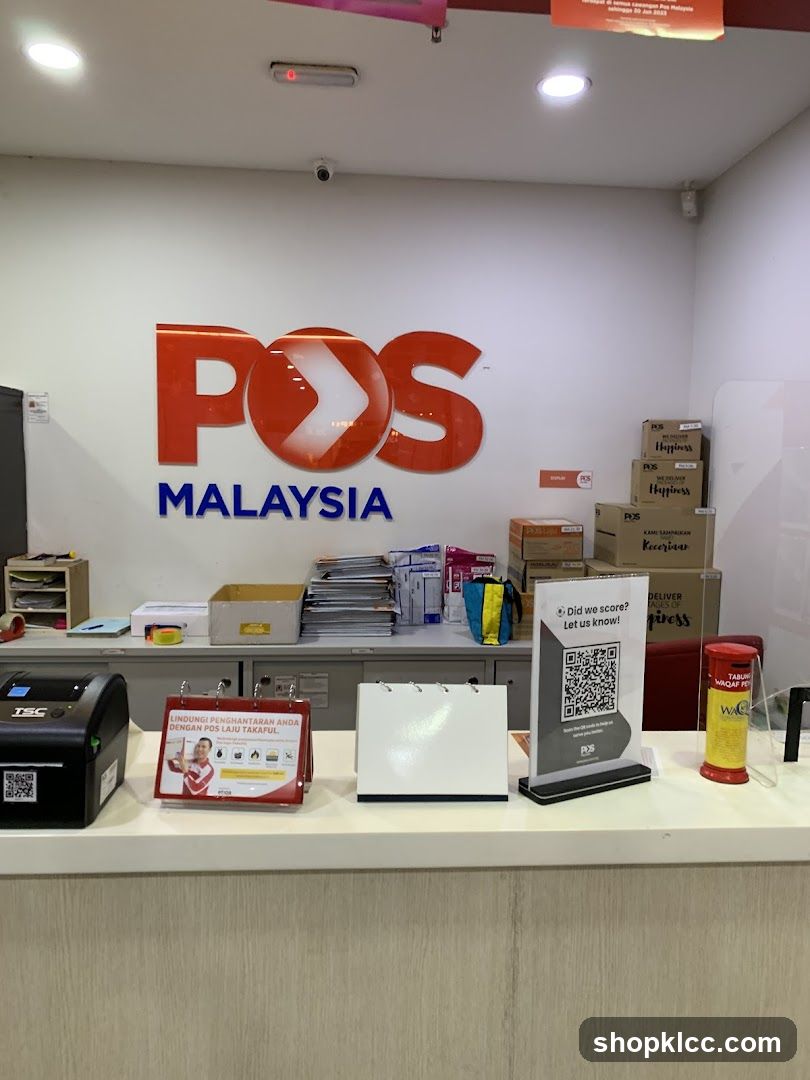 POS Malaysia Counter