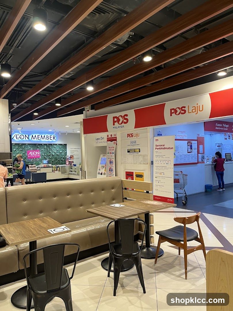 POS Malaysia and AEON Member Store