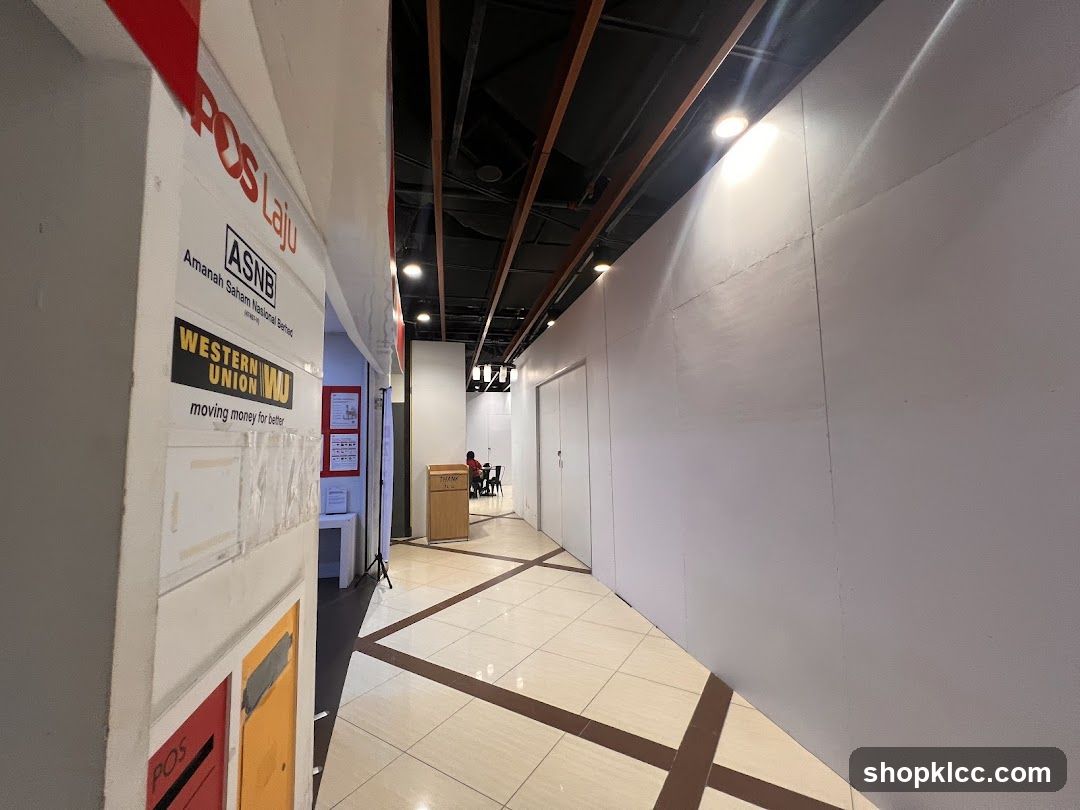 POS Laju and Western Union storefront