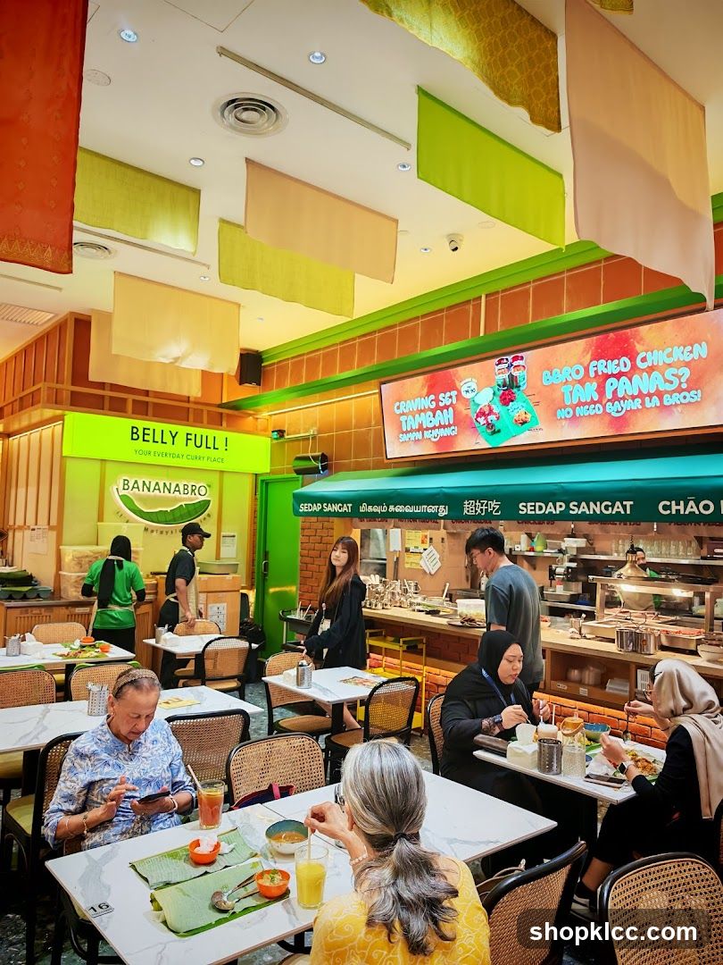 Restaurant Interior with Diners
