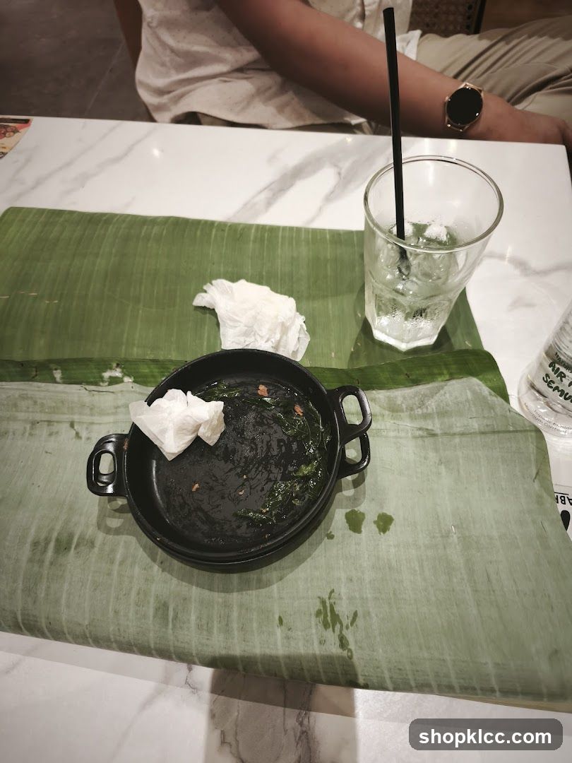 Table Setting with Leftover Food