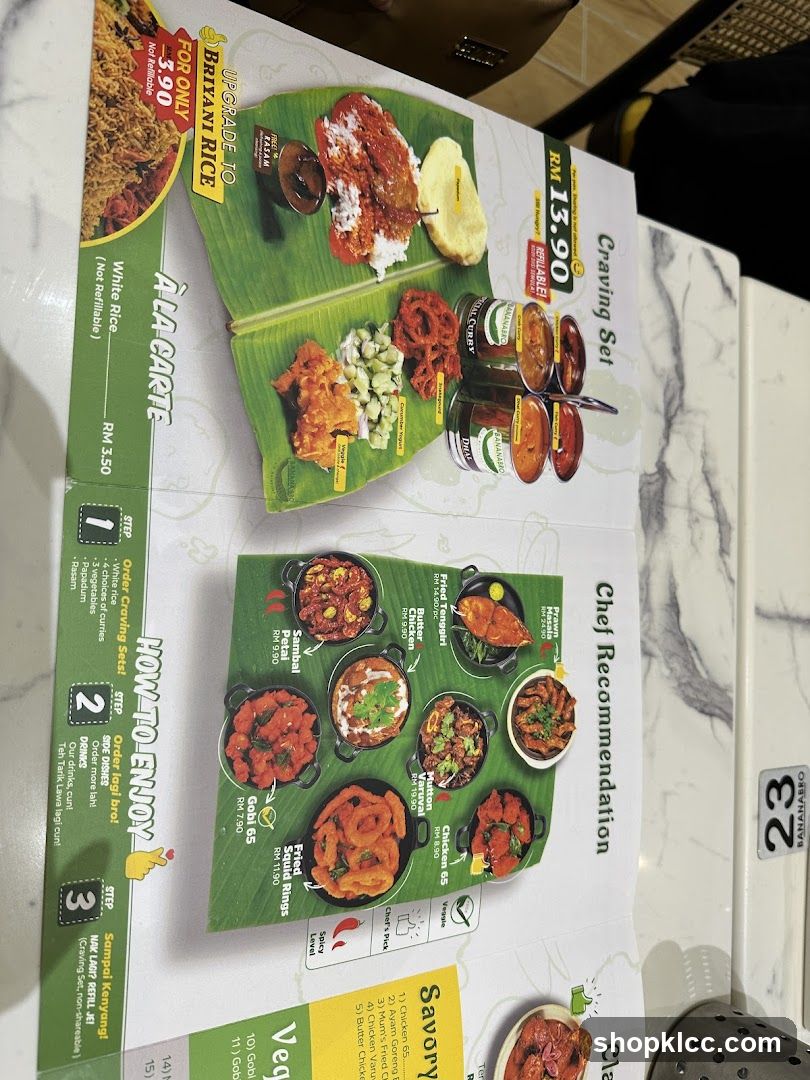 Craving Set Menu