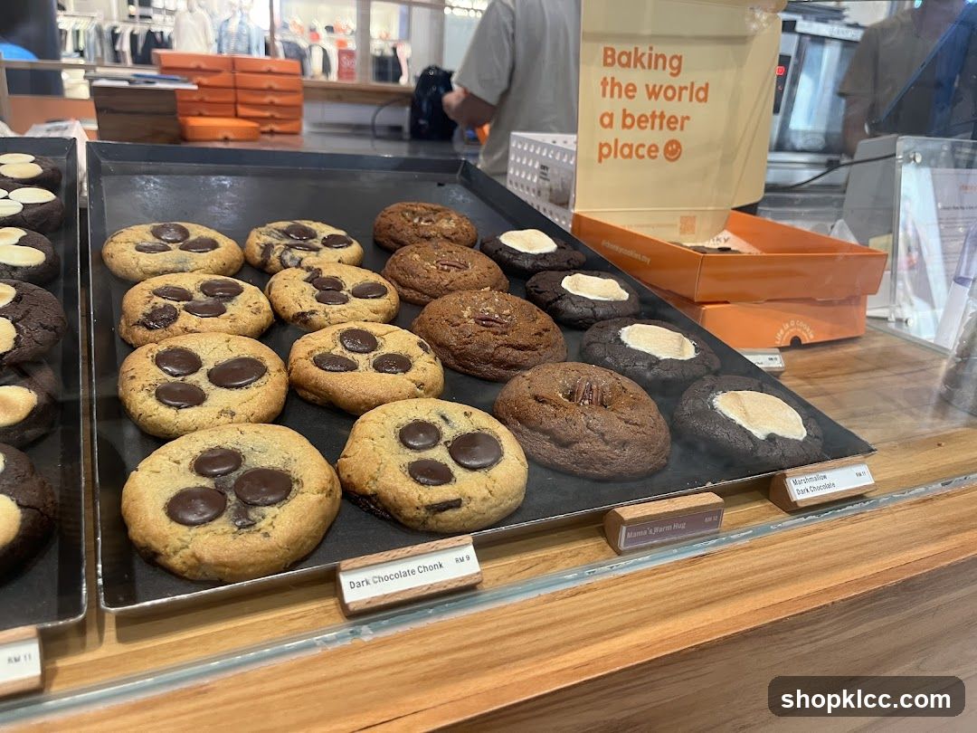 Cookies on display