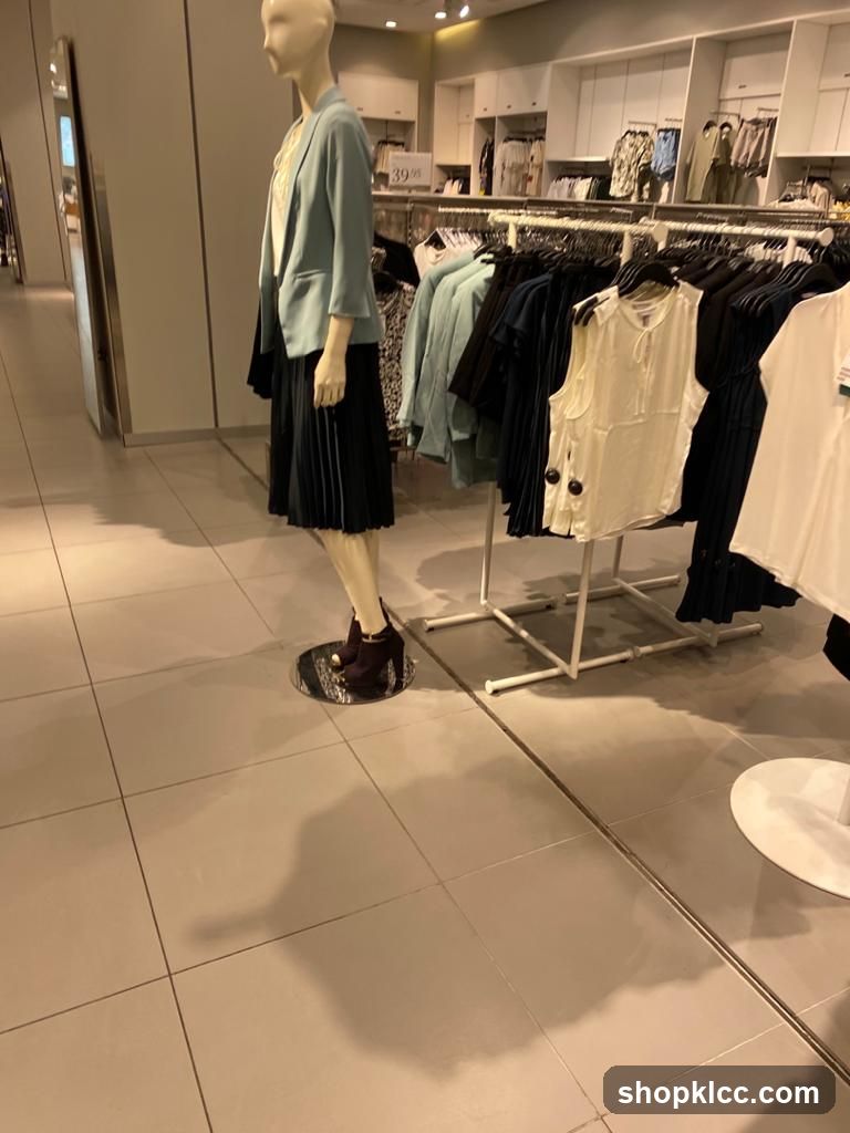Clothing Store Interior Display