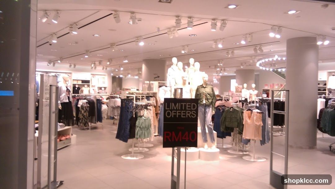 Clothing Store Interior with Limited Offers Sign