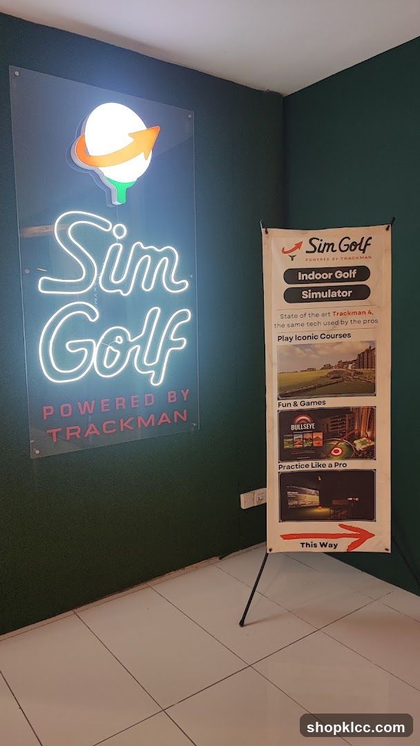Sim Golf Interior Signage