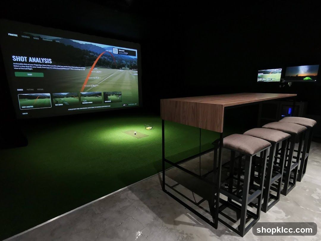 Golf Simulator Interior