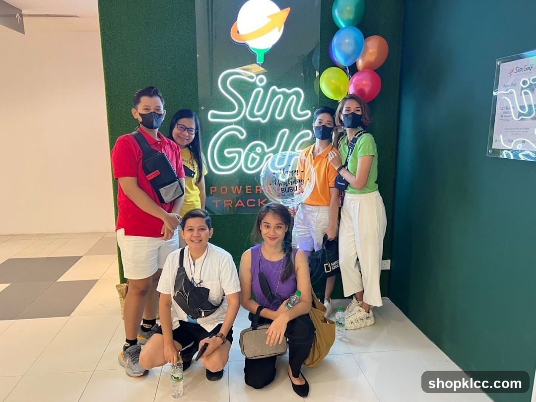 Group Photo at Sim Golf