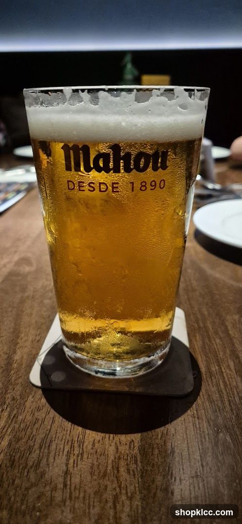 Mahou Beer Glass