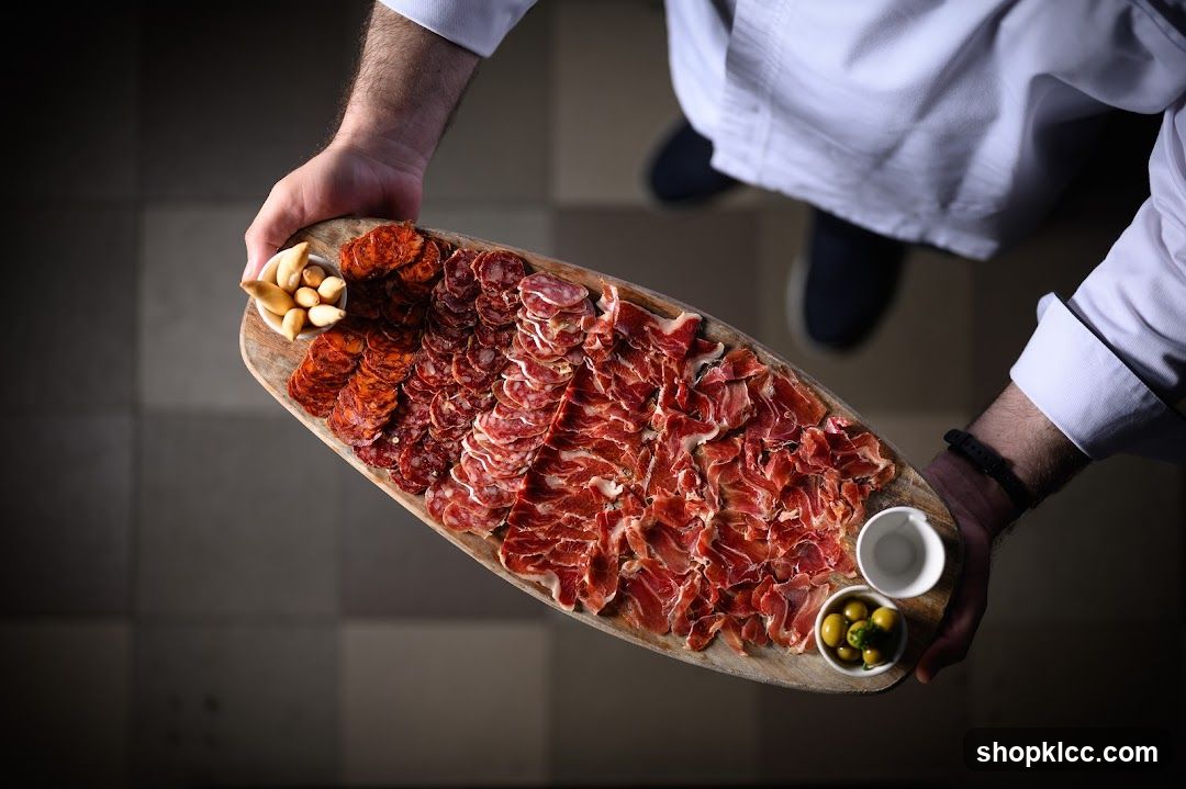 Charcuterie Platter with Salami and Olives