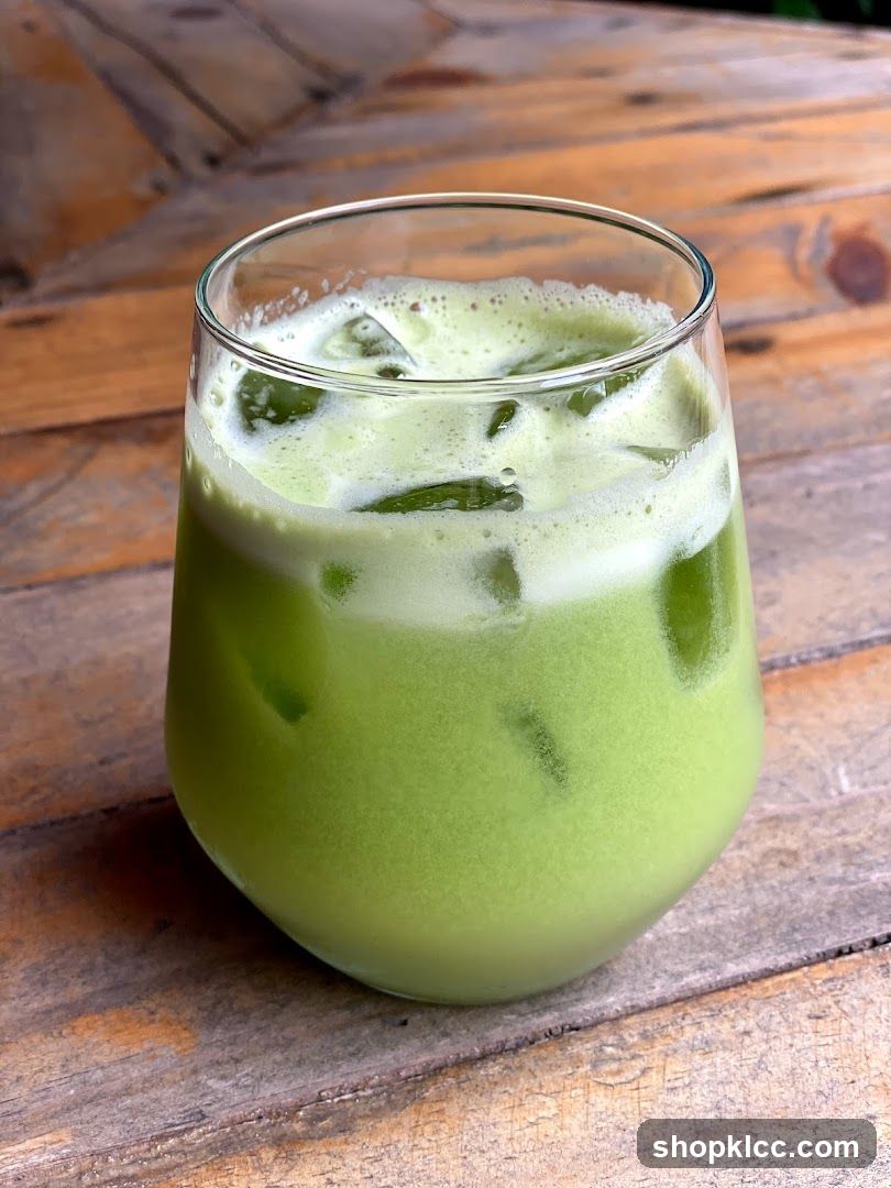 Matcha Latte with Ice