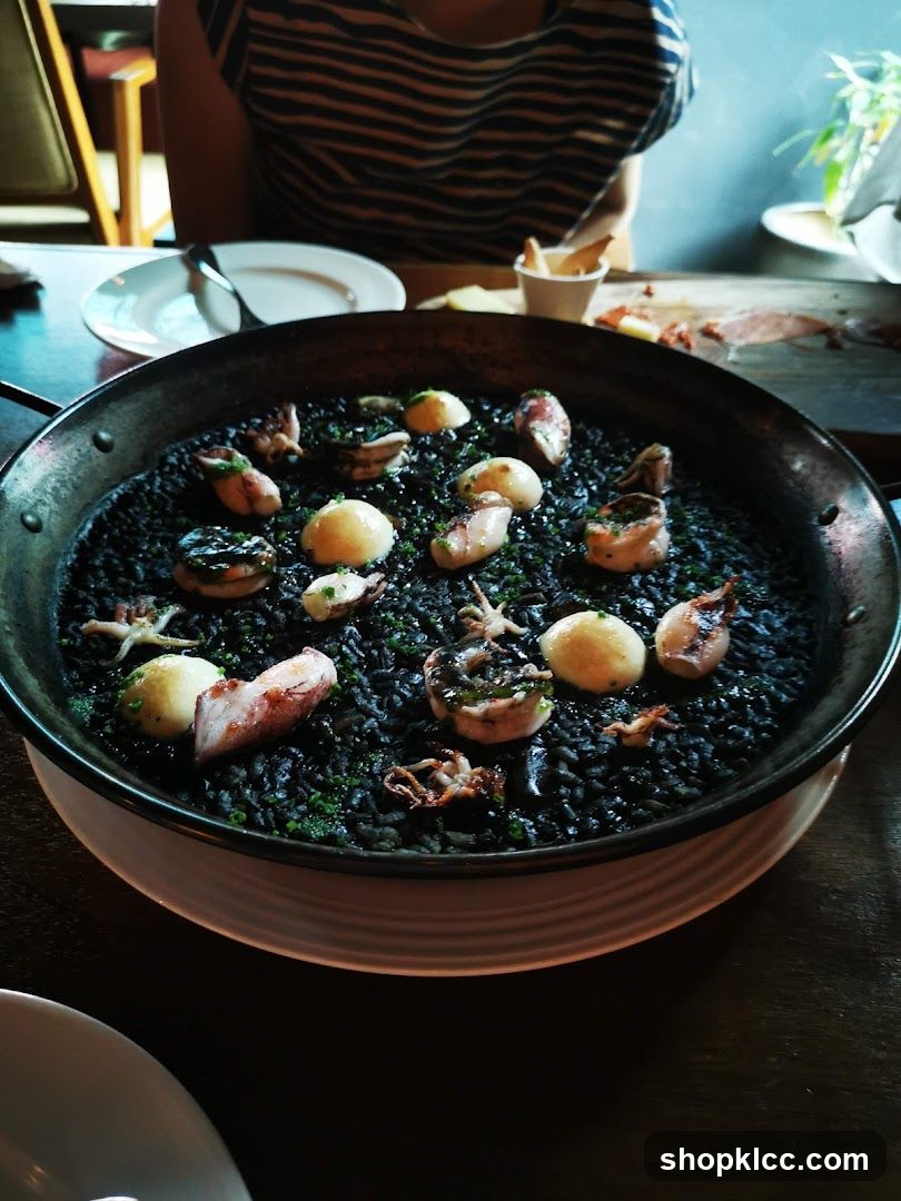 Seafood Paella Dish