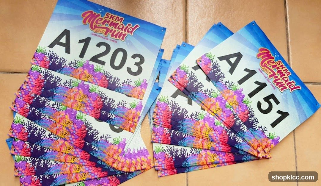 SKM Mermaid Run Race Bibs