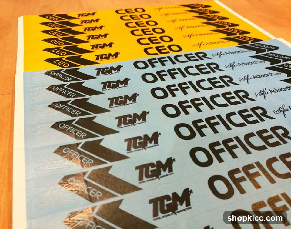 TGM Officer Sticker Sheet