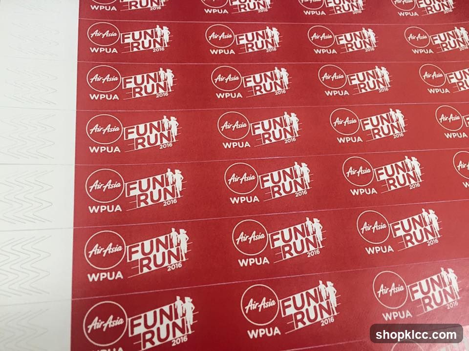 AirAsia Fun Run 2016 Sticker Sheet