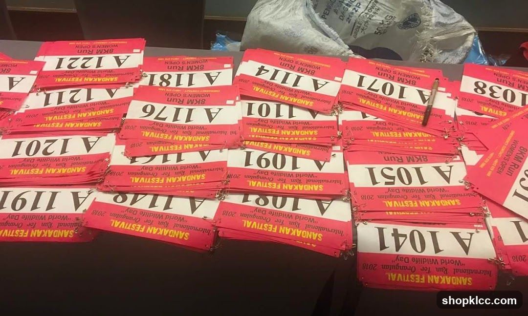 Sandakan Festival Run Event Materials
