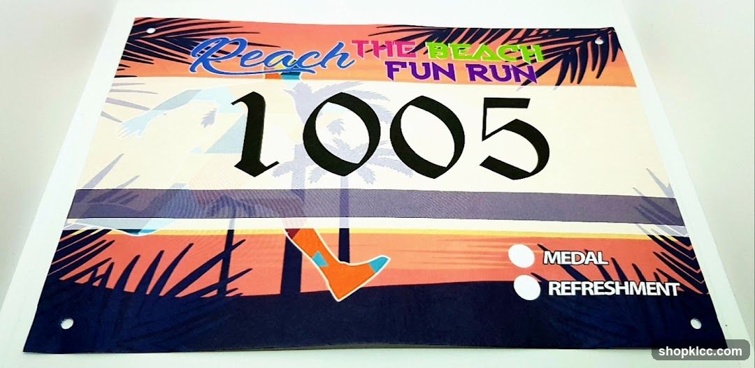 Race Bib Card