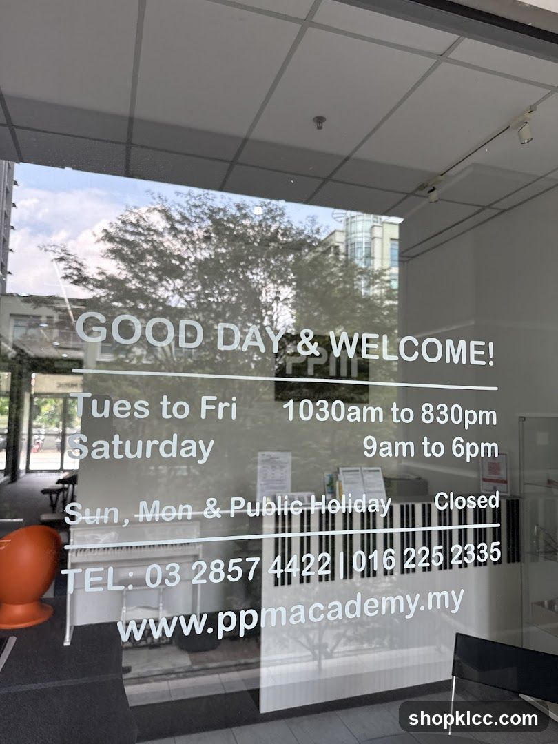 PPM Academy Storefront Interior View