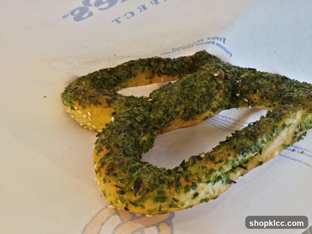 Herb and Sesame Pretzel