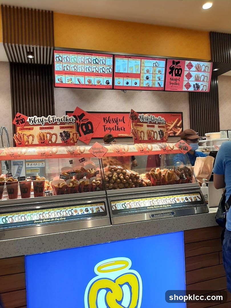 Auntie Anne's Pretzel Display