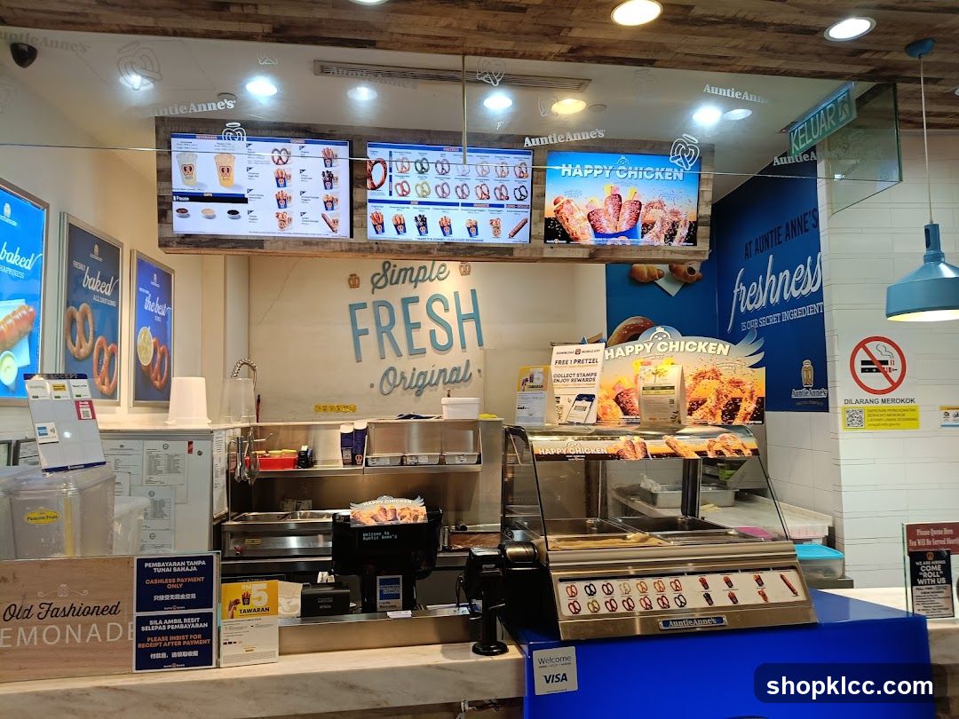 Auntie Anne's Counter