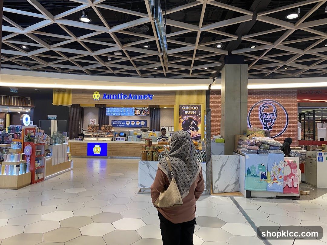 Mall Food Court with Auntie Anne's and KFC