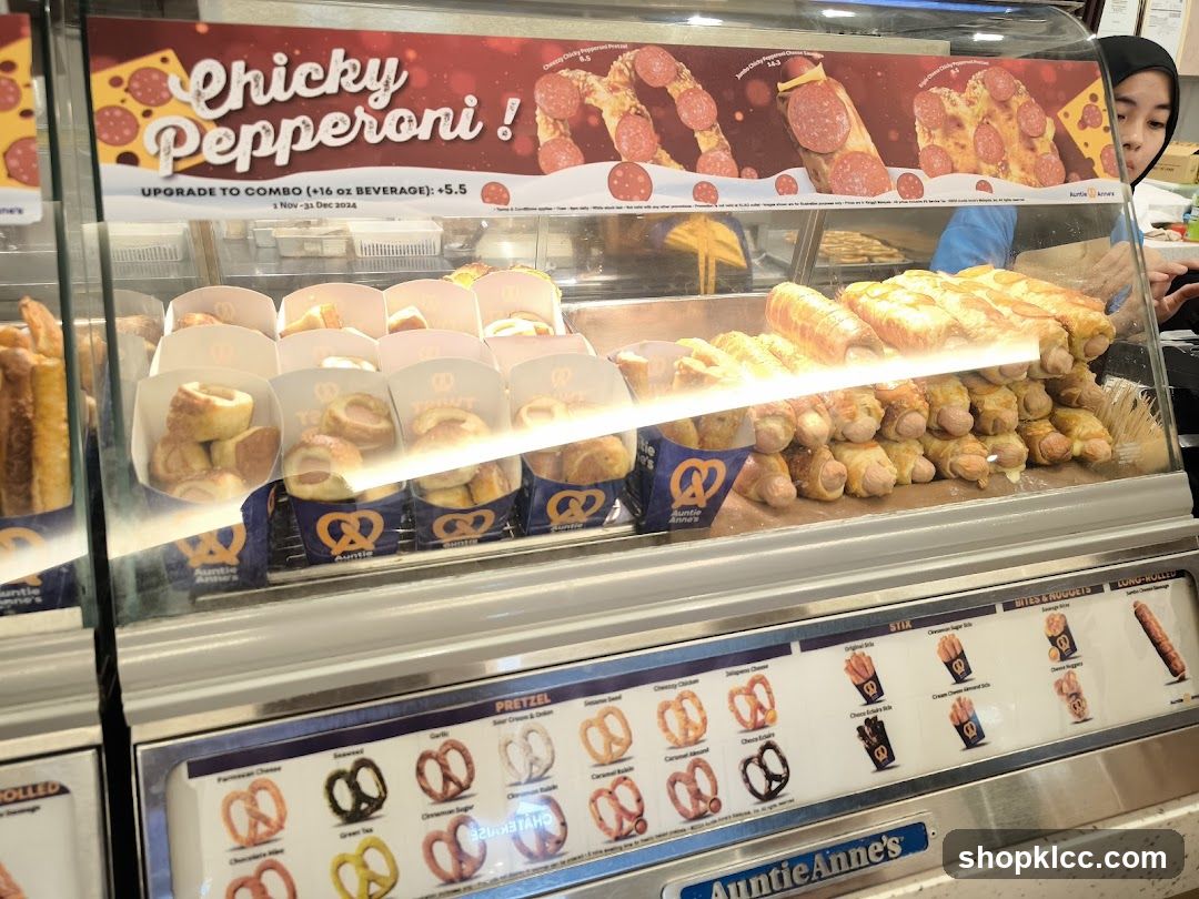 Auntie Anne's Display Case