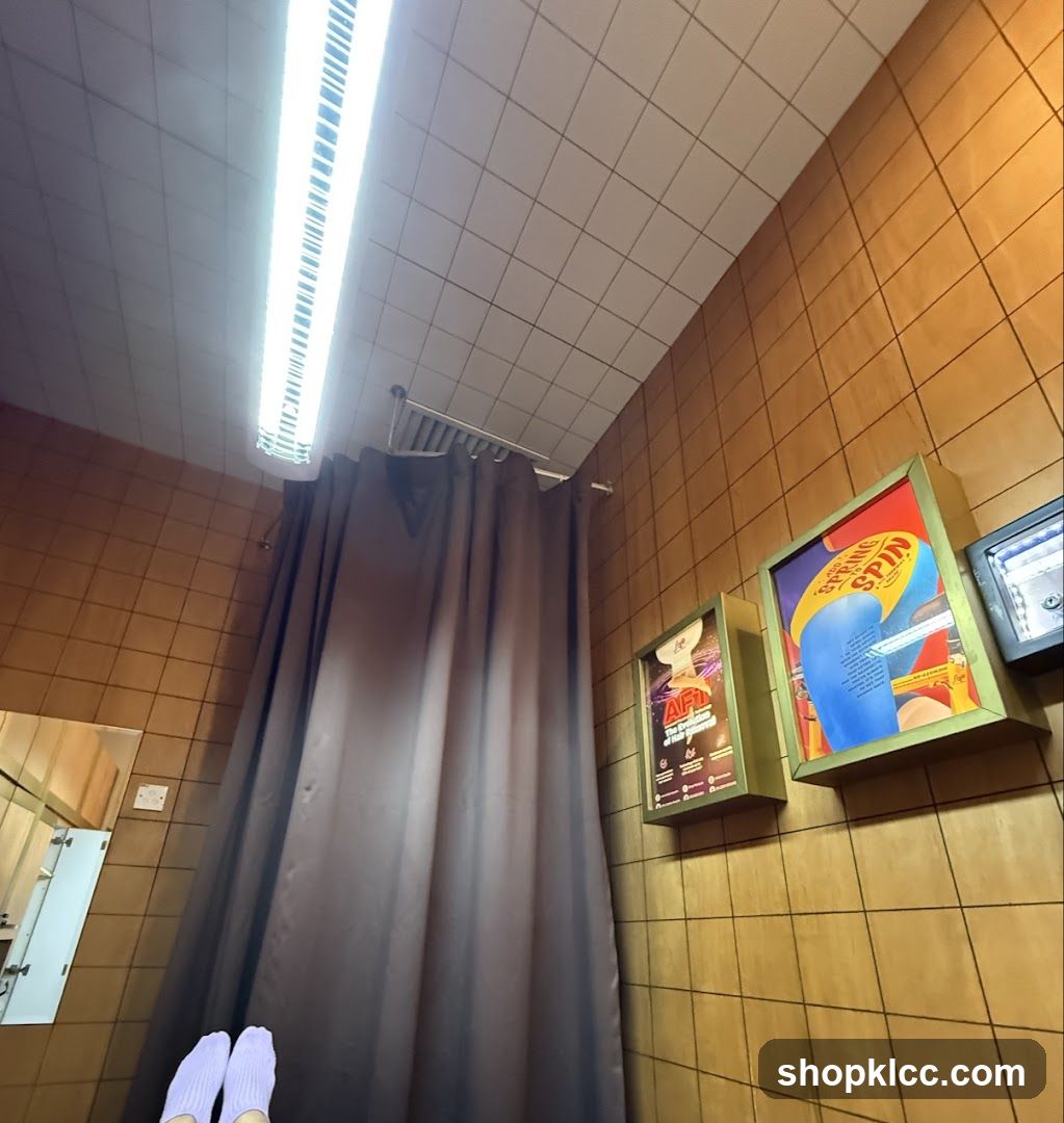 Changing Room with Posters