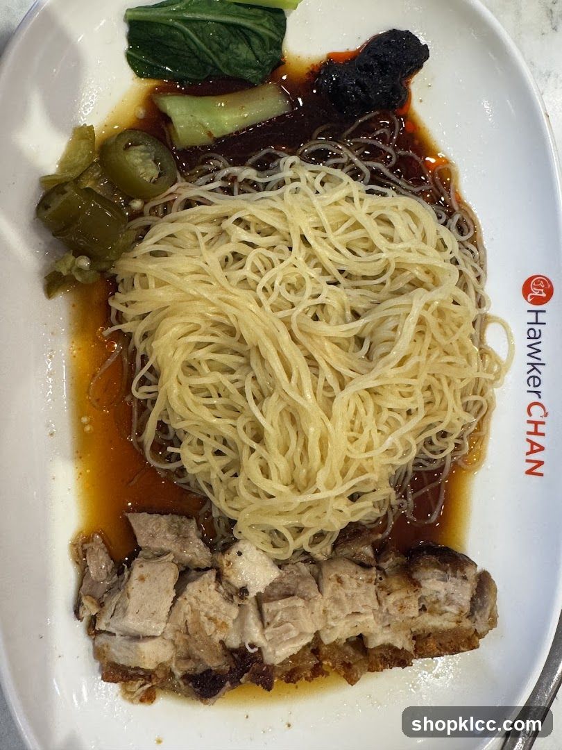 Hawker Chan Noodle Dish