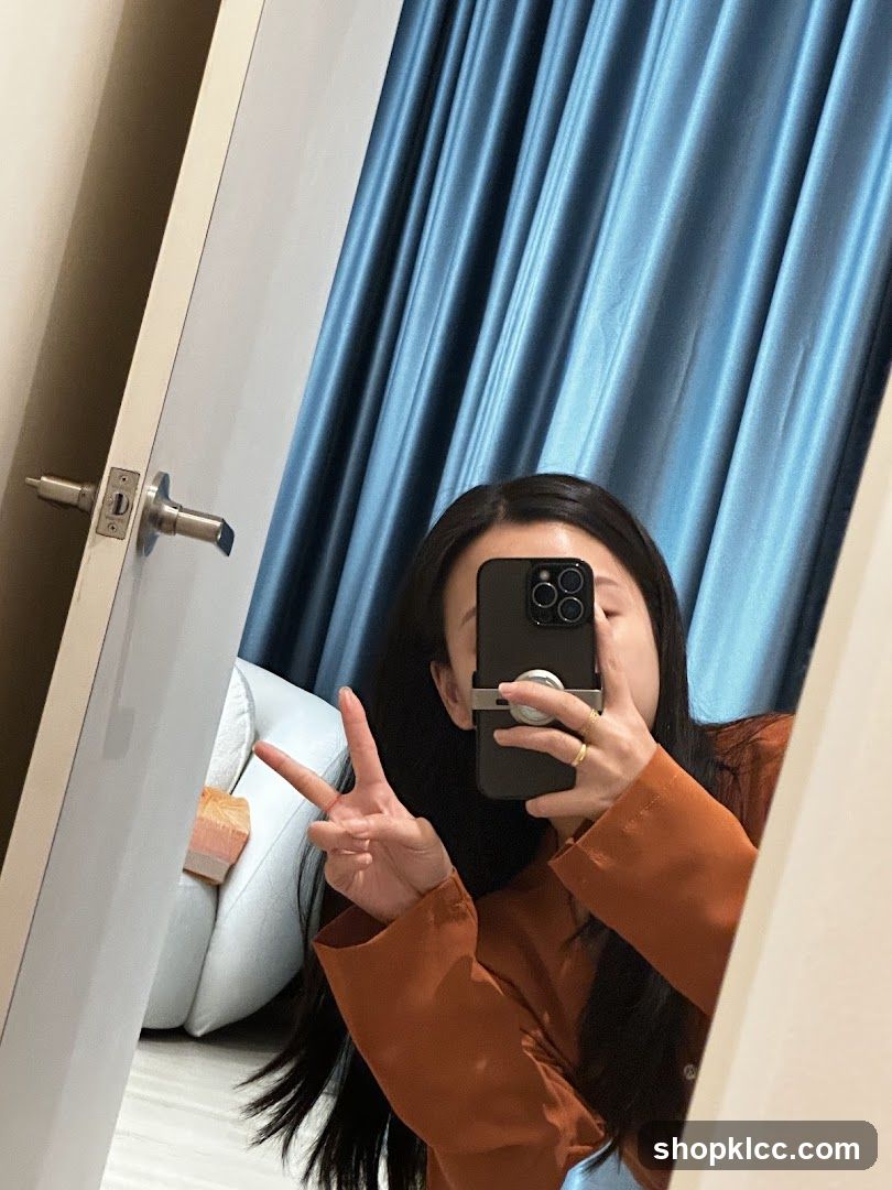 Woman Taking a Mirror Selfie