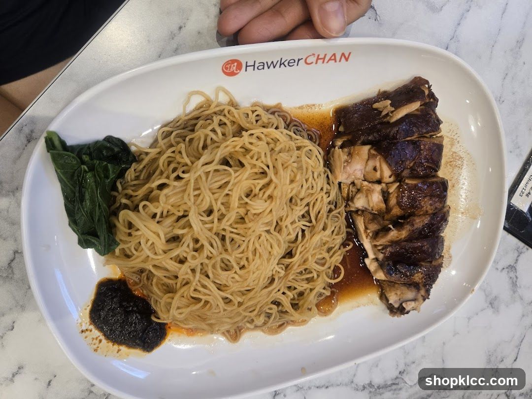 Hawker Chan Noodle Dish