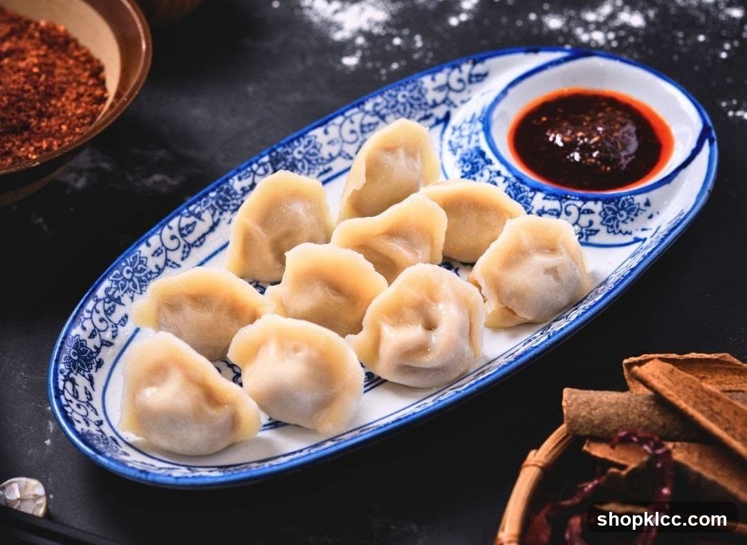 Dumplings with Sauce