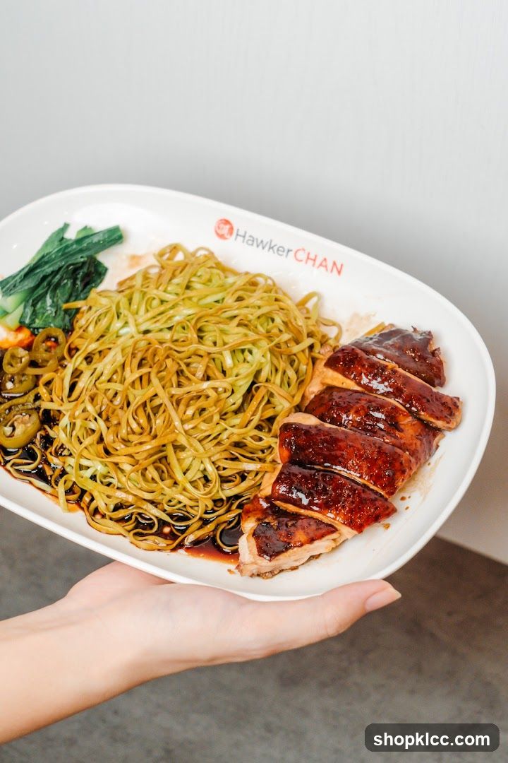 Hawker Chan Noodle Dish