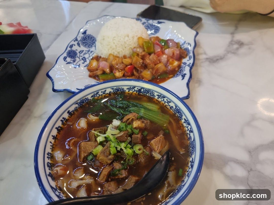 Dining Table with Chinese Dishes
