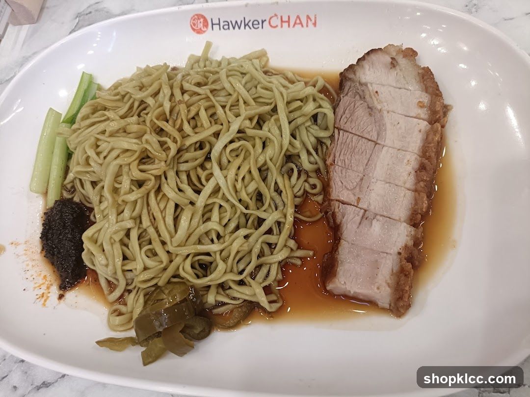 Hawker Chan Noodle Dish