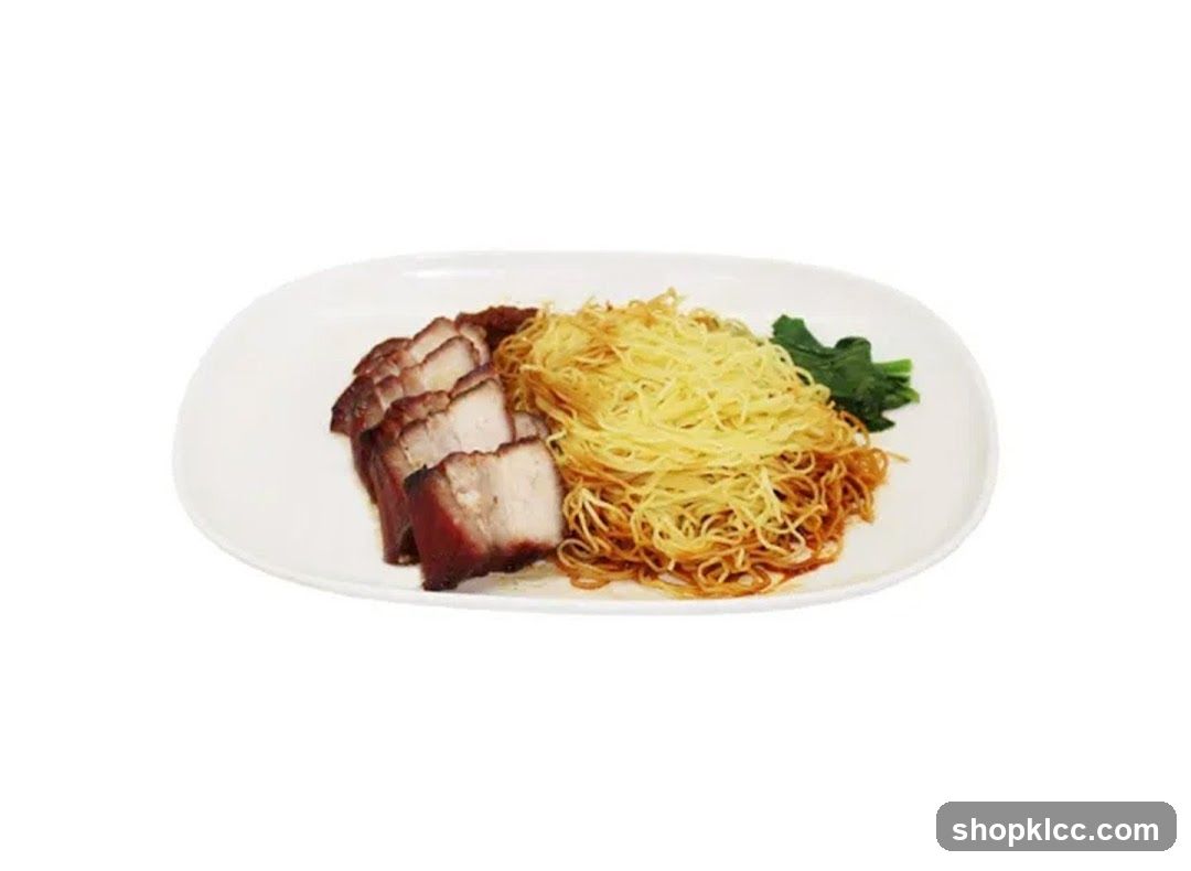 Plate of Noodles with Char Siu