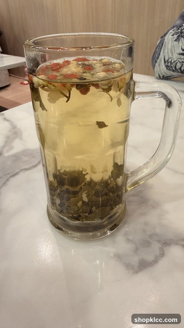 Herbal Tea in Glass Mug