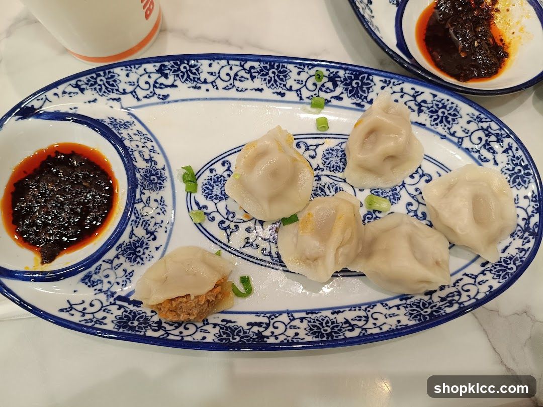 Dumplings with Sauce