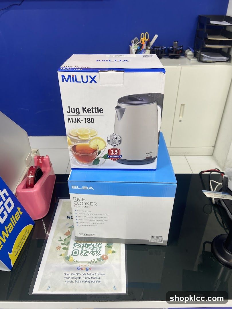Milux and Elba Appliances Display