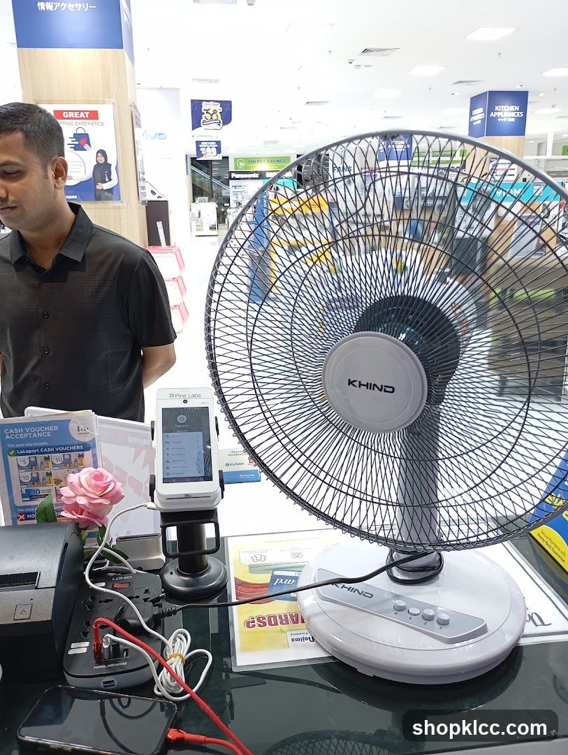 Electronics Store Interior Display