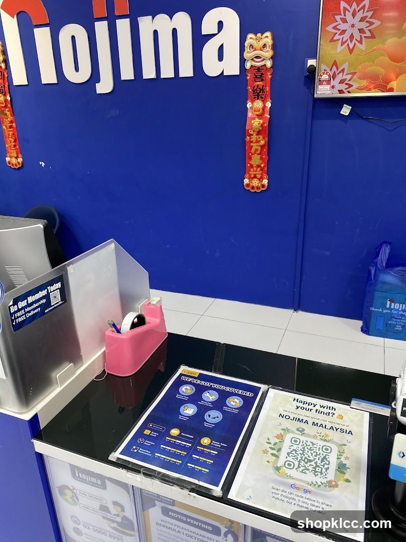 Nojima Malaysia Counter Display