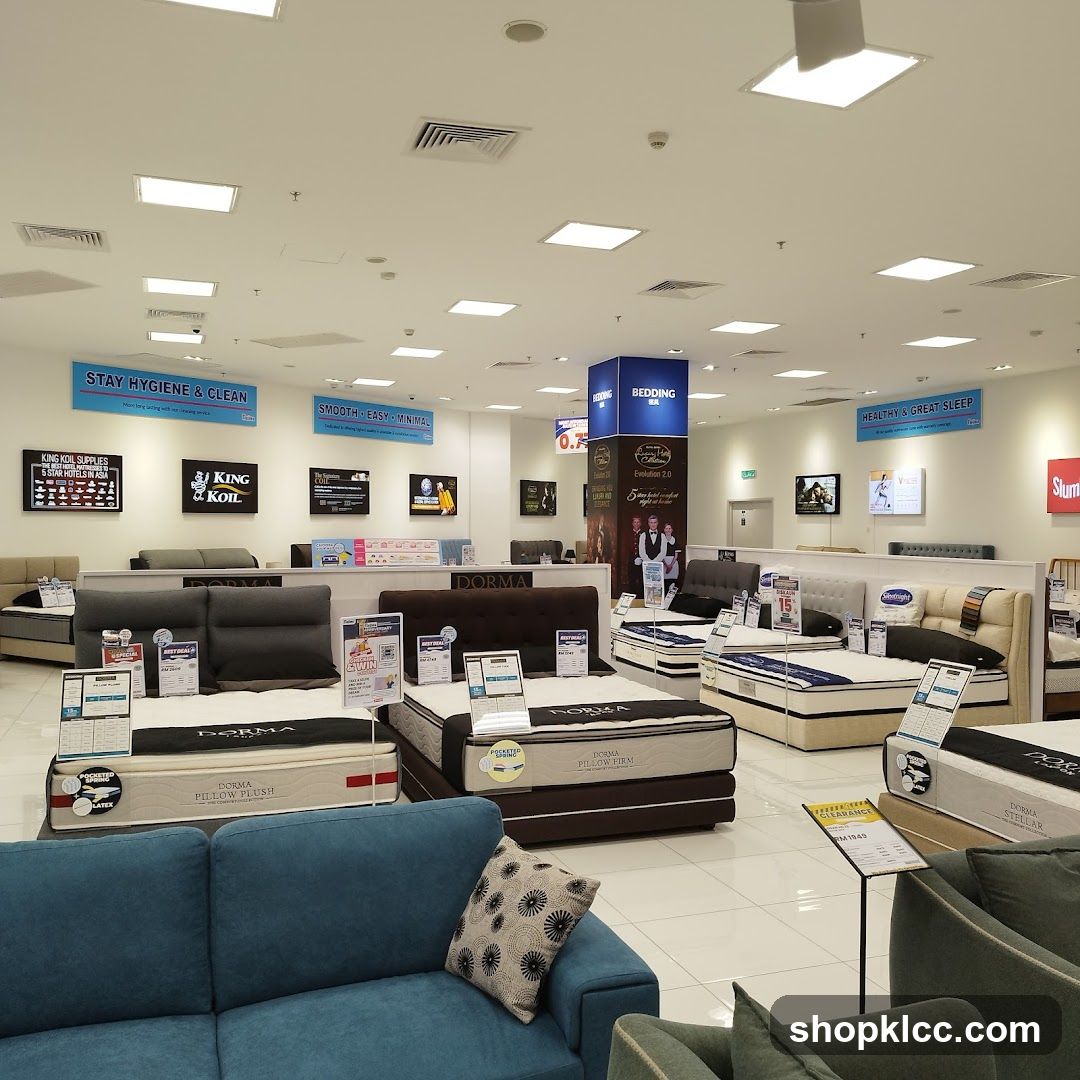 Mattress Store Interior