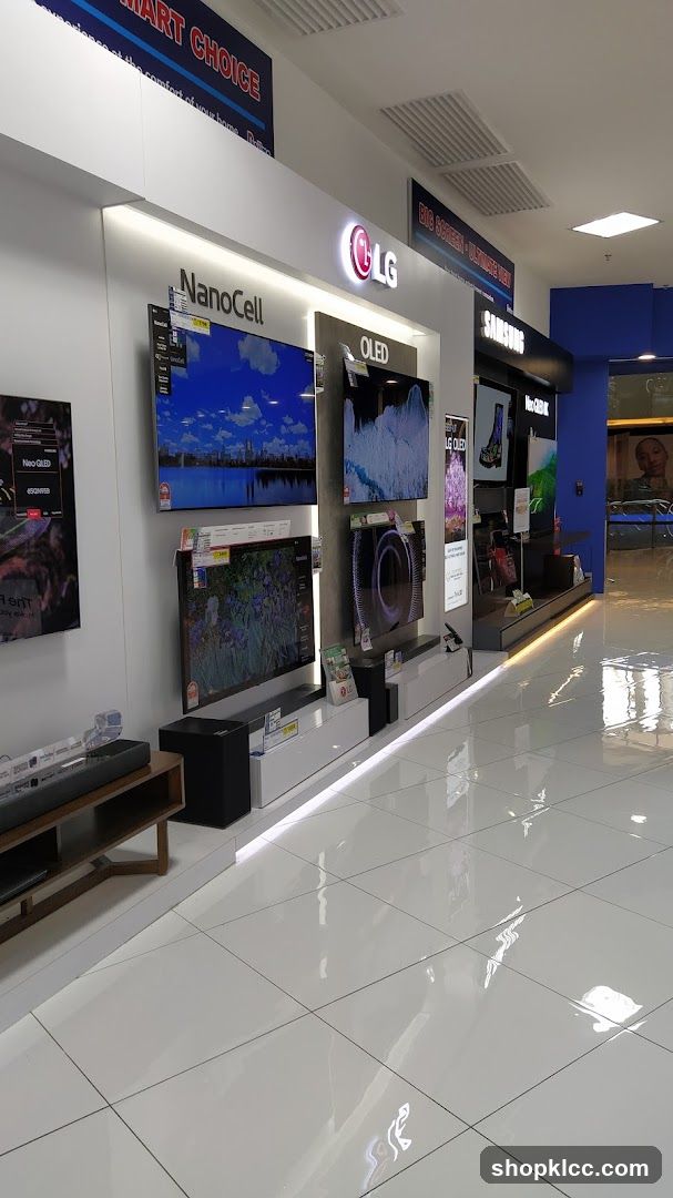 Electronics Store Interior Display