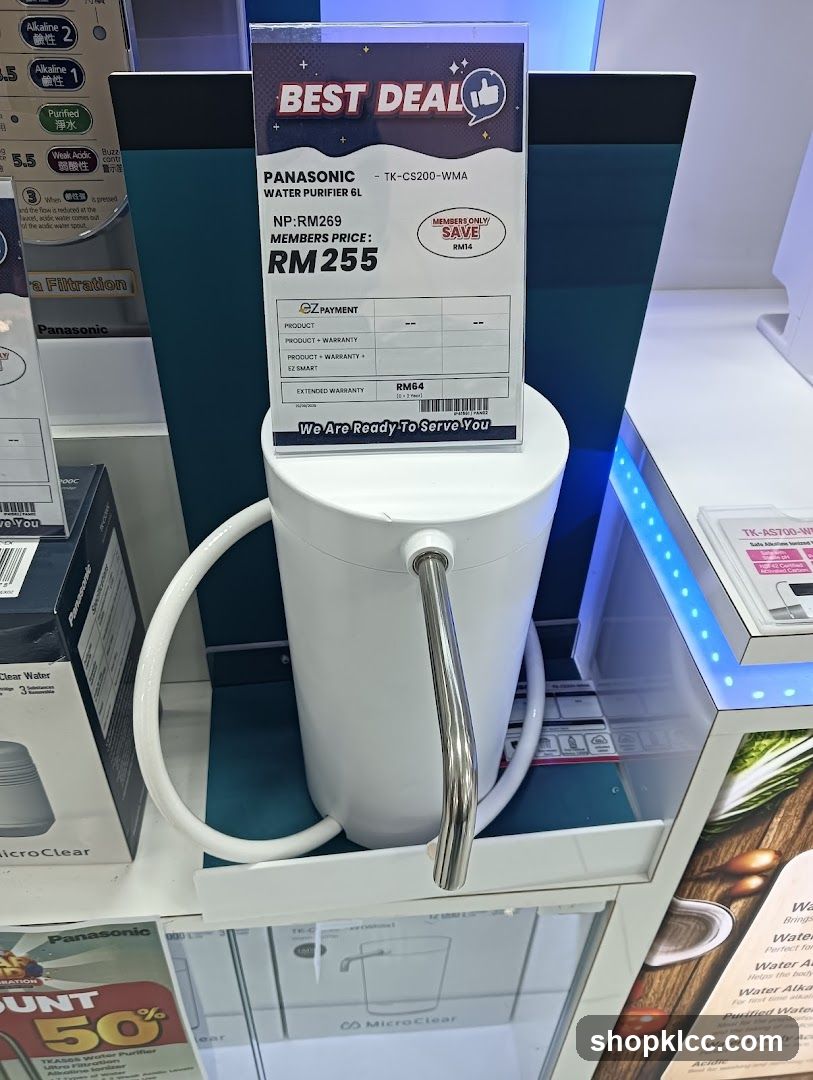 Panasonic Water Purifier Display