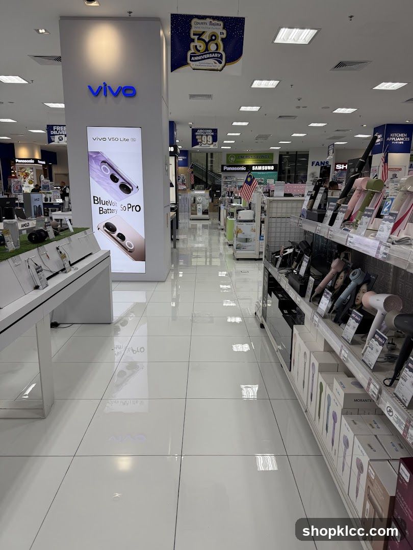 Electronics Store Interior