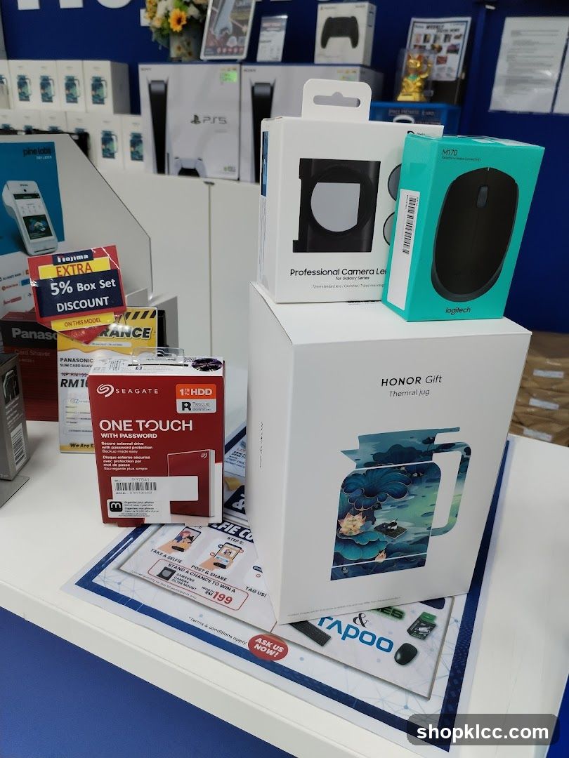 Electronics Display Shelf