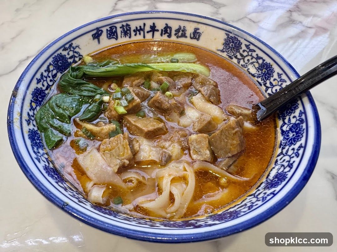 Lanzhou Beef Noodles Bowl