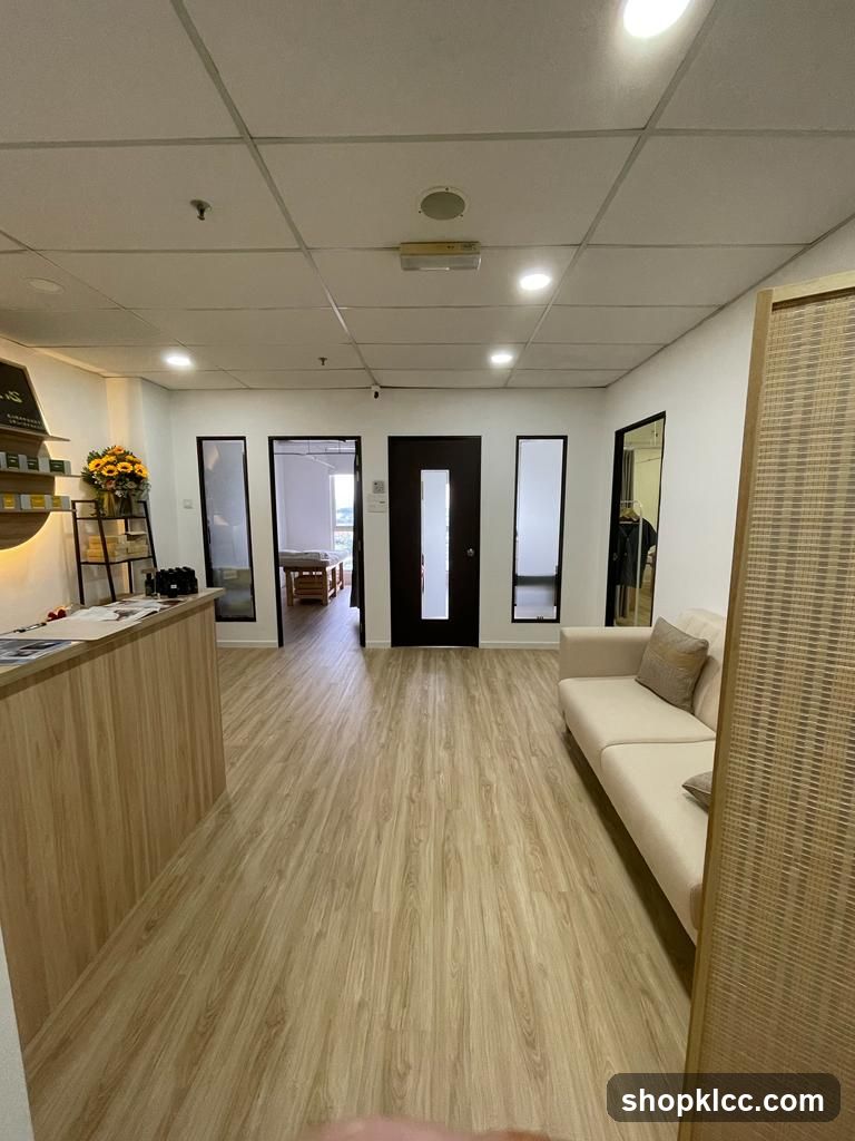 Interior of a modern clinic or wellness center