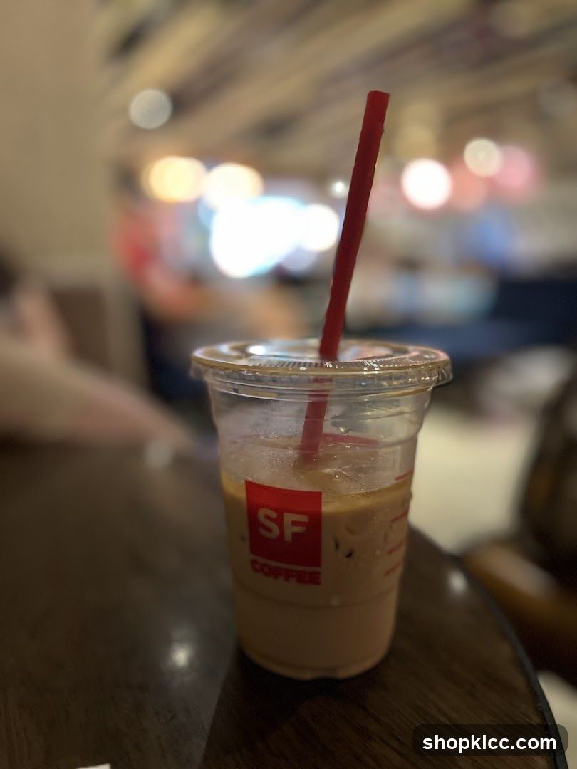 Iced Coffee with SF Coffee Logo