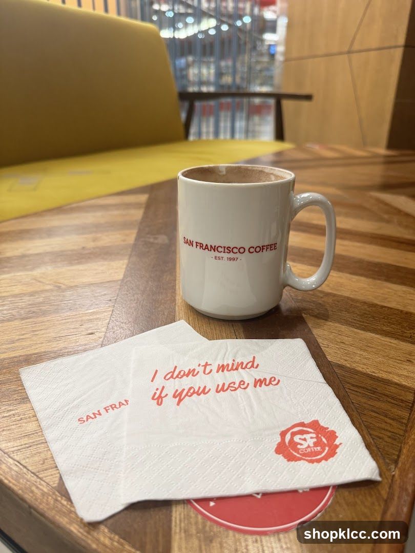 Coffee Mug and Napkins